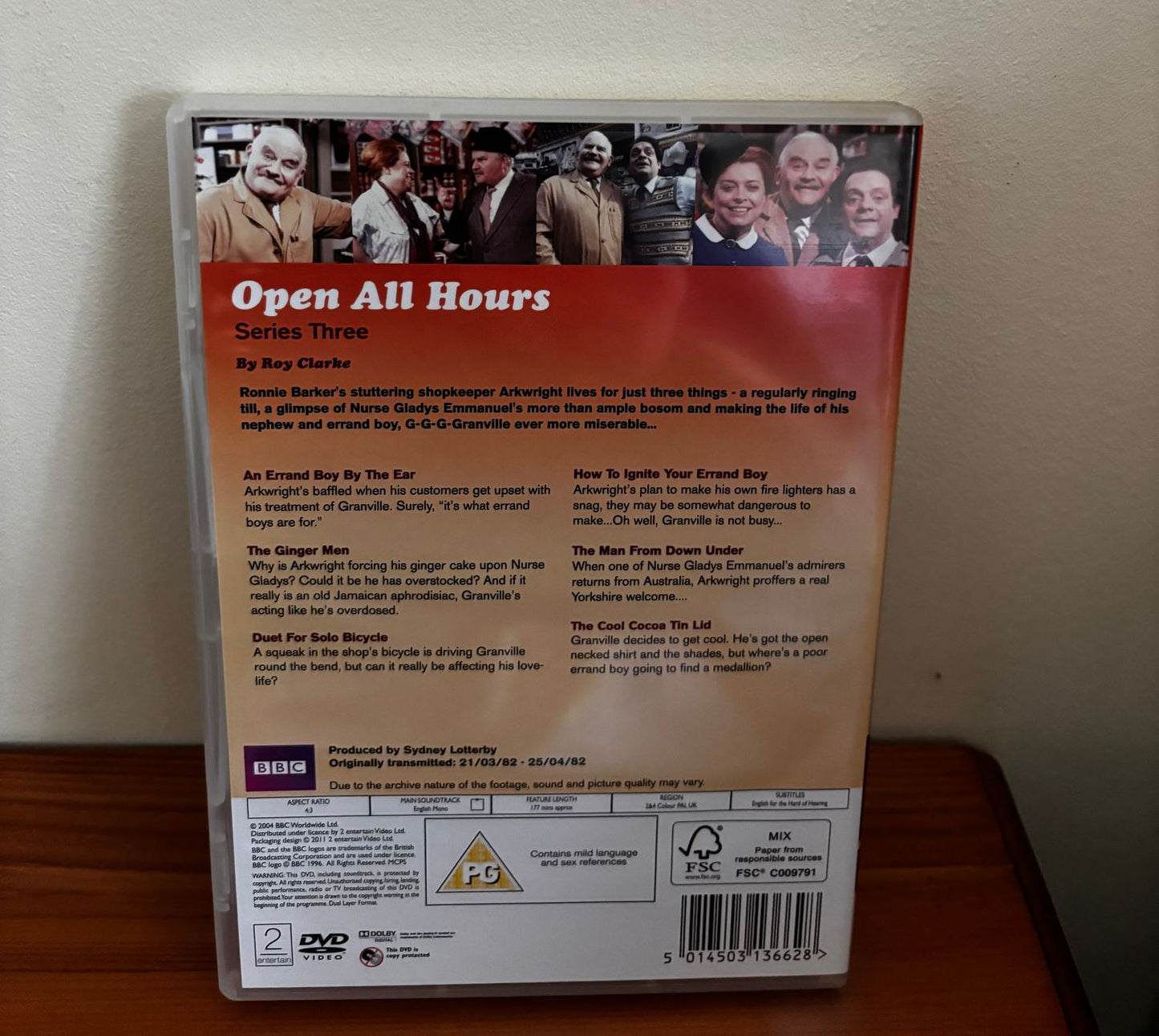 The Complete Open All Hours - Series One to Four (1976) DVD boxset showcases classic British comedy at its best.