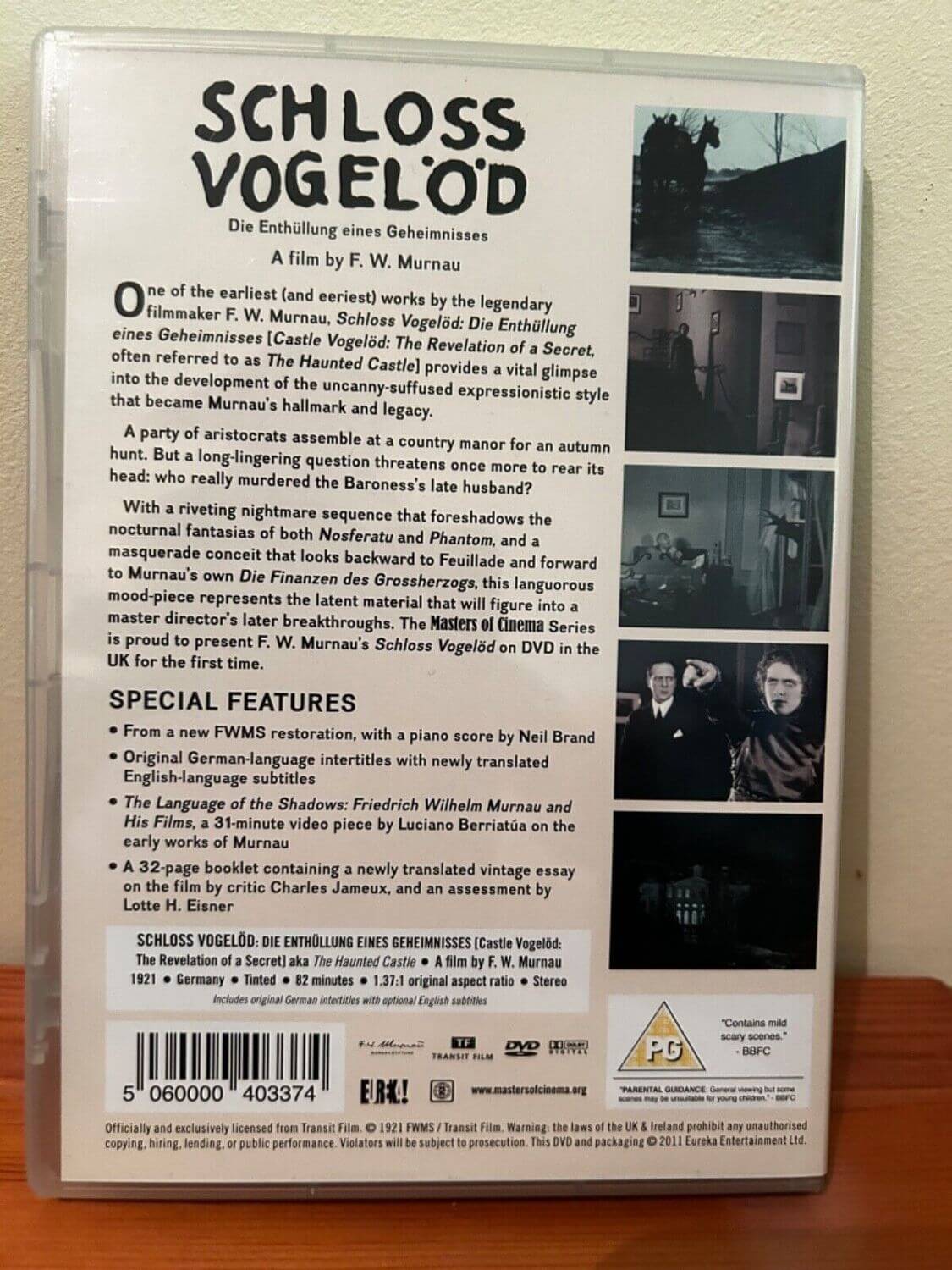 Schloss Vogelod (DVD) Eureka showcases F.W. Murnau's classic silent horror in a stunning collectors edition.