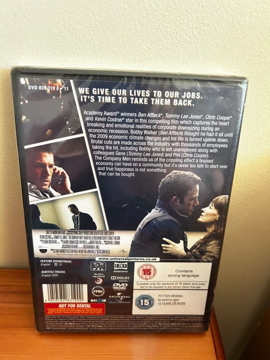 The Company Men (DVD) explores corporate downsizing's impact, featuring an all-star cast. Available now at Universal Pictures.