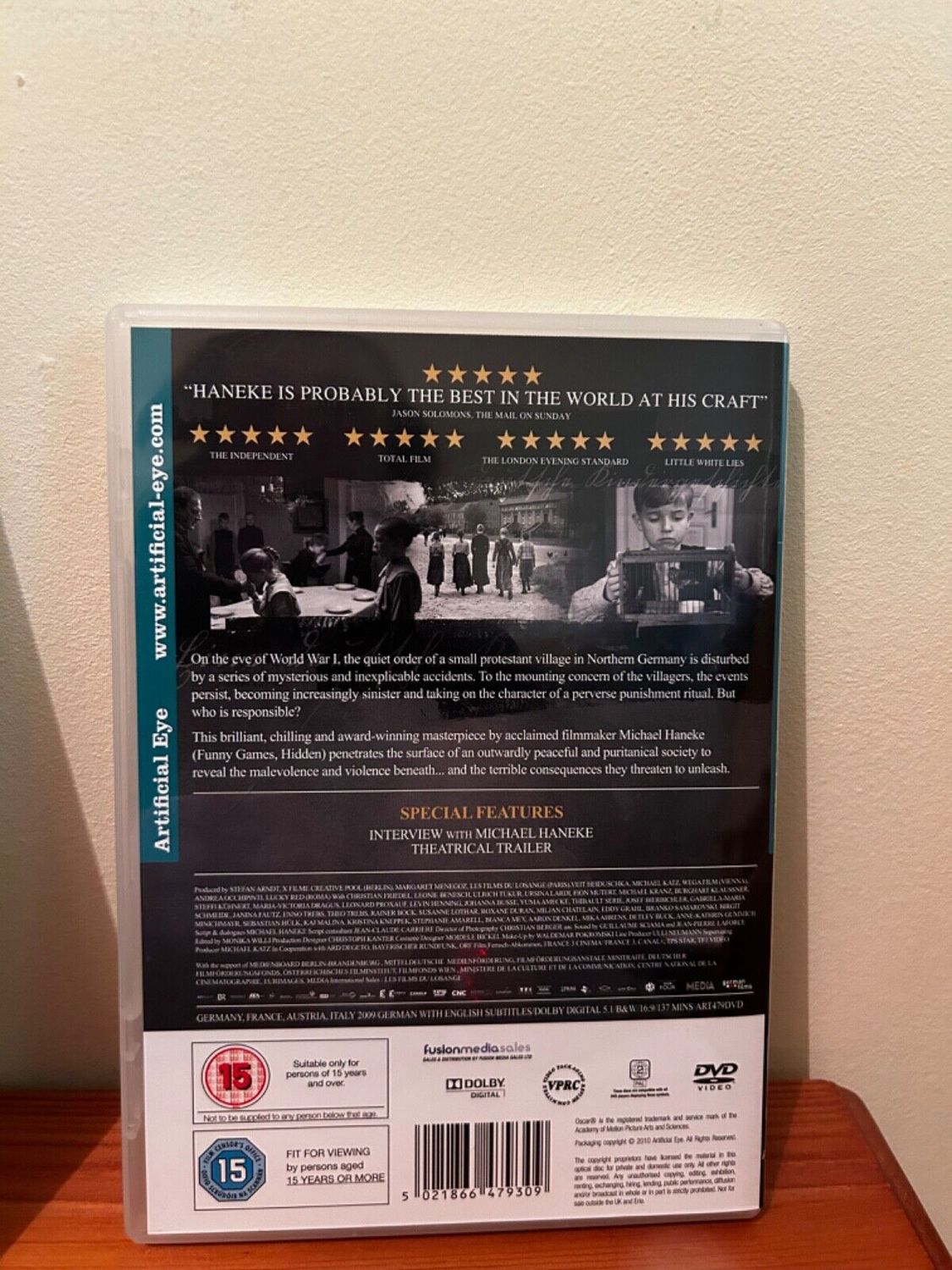 The White Ribbon DVD 2010 Directed by Michael Haneke showcases gripping drama and bonus features from Artificial Eye.