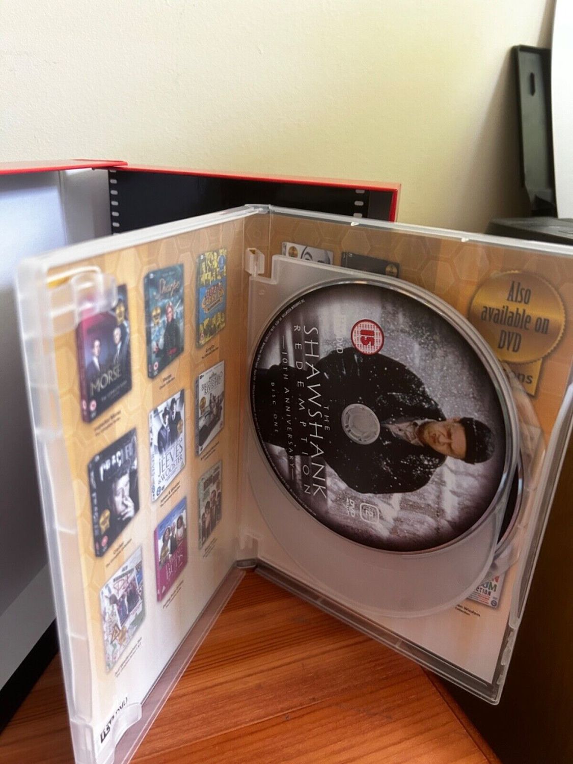 The Shawshank Redemption Special Edition Script Set (DVD) features the iconic film and script in a stunning package.