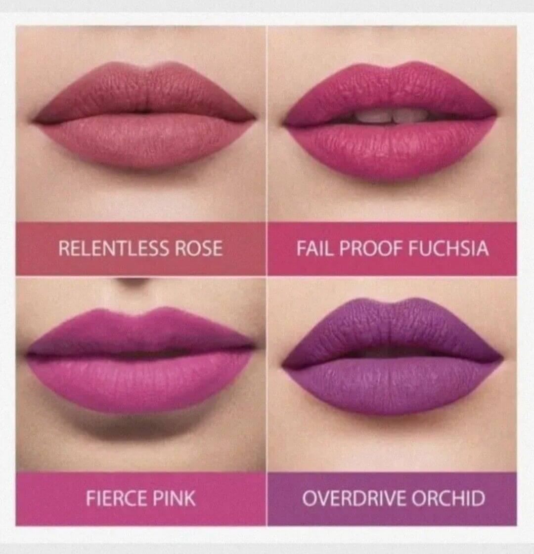 Discover the Avon Power Stay 16 hour Liquid Lip Colour Choice of Shades with vibrant hues for all-day wear.