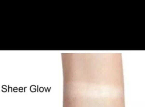 Avon Glow On! Highlighter - Colour is "Sheer Glow" swatched for a radiant finish and silky texture on the skin.