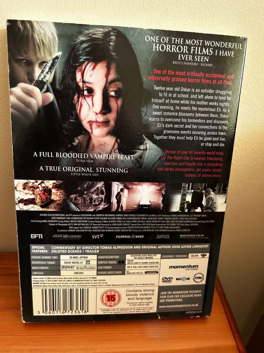 Discover the haunting tale with Let the Right One In DVD (2009) Kare Hedebrant, Alfredson (DIR) cert 15 from Momentum Pictures.