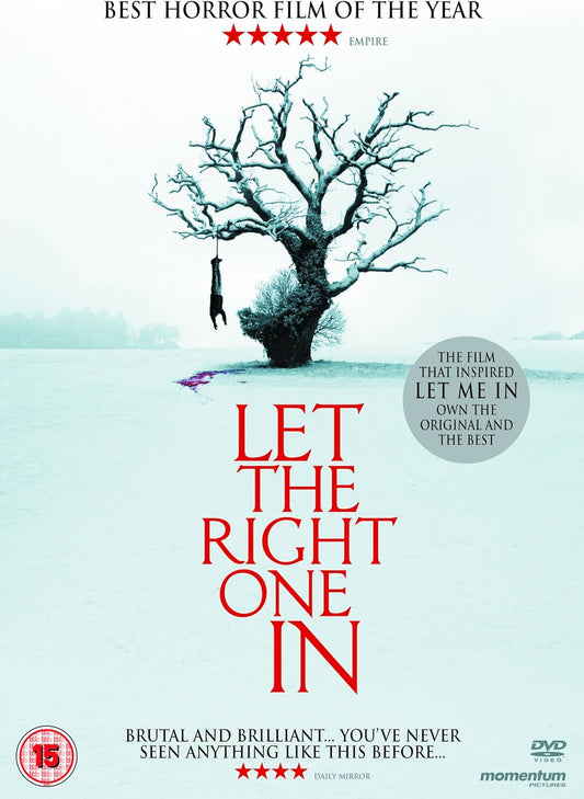 Let the Right One In DVD (2009) Kare Hedebrant, Alfredson (DIR) cert 15 showcases a haunting winter scene.