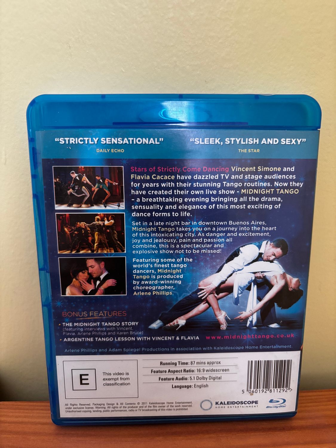 Midnight Tango - Blu Ray showcases a thrilling dance experience, perfect for fans of vibrant performances.