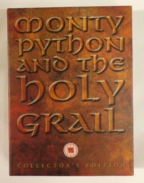 Monty Python and the Holy Grail- Collectors Edition 2-Disc DVD Boxset, a must-have for fans of British comedy.