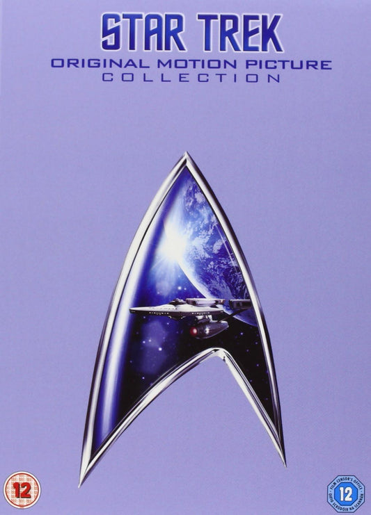 Star Trek Original Motion Picture Collection Movies 1-6 DVD Boxset, featuring iconic films and stunning artwork.