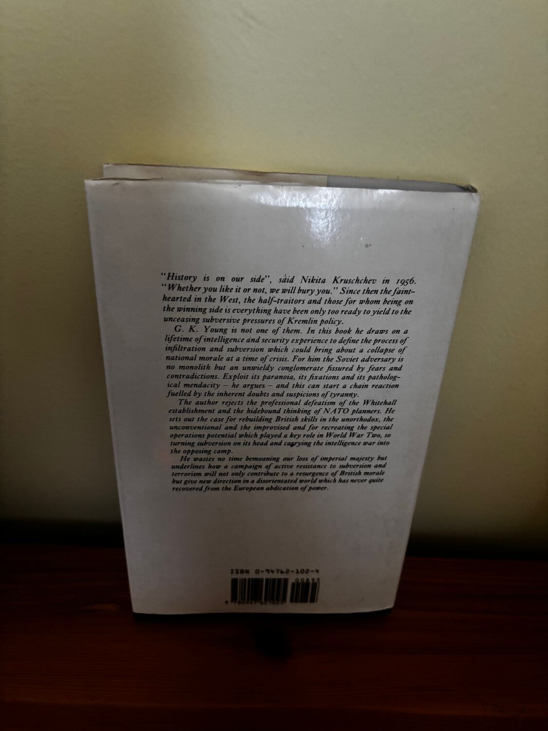 Explore "Subversion and the British Riposte by G.K. Young (Hardcover, 1984)" to understand political dynamics at its core.