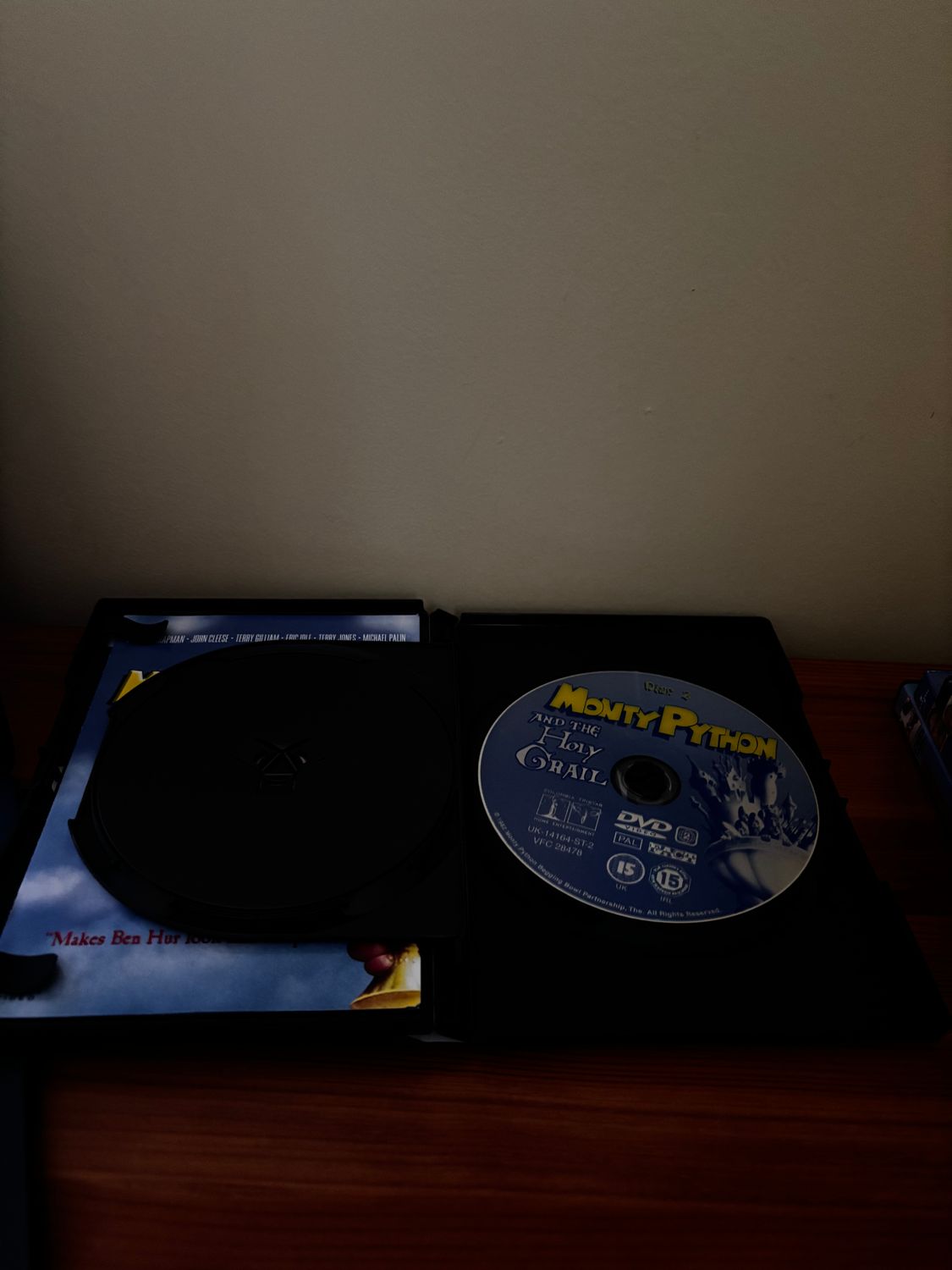 Monty Python - The Movies DVD (2004) John Cleese, showcasing iconic films in a preloved 5-disc collection.