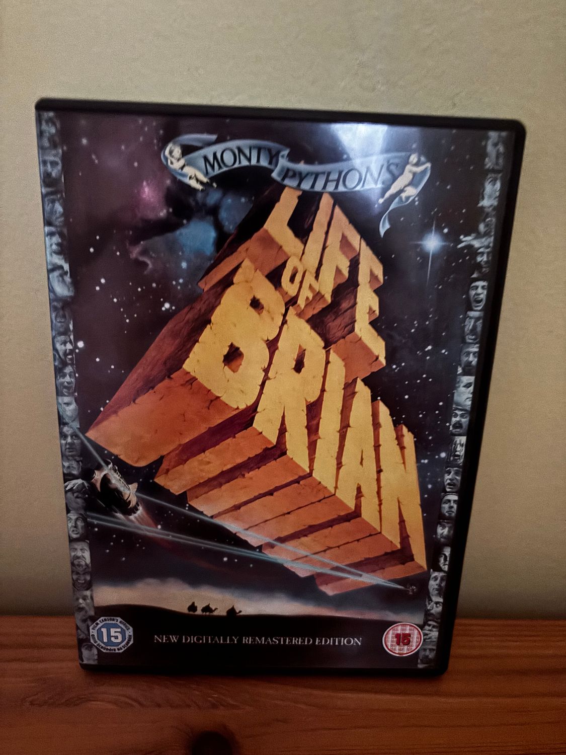 Monty Python - The Movies DVD (2004) John Cleese, featuring the classic Life of Brian in a remastered edition.