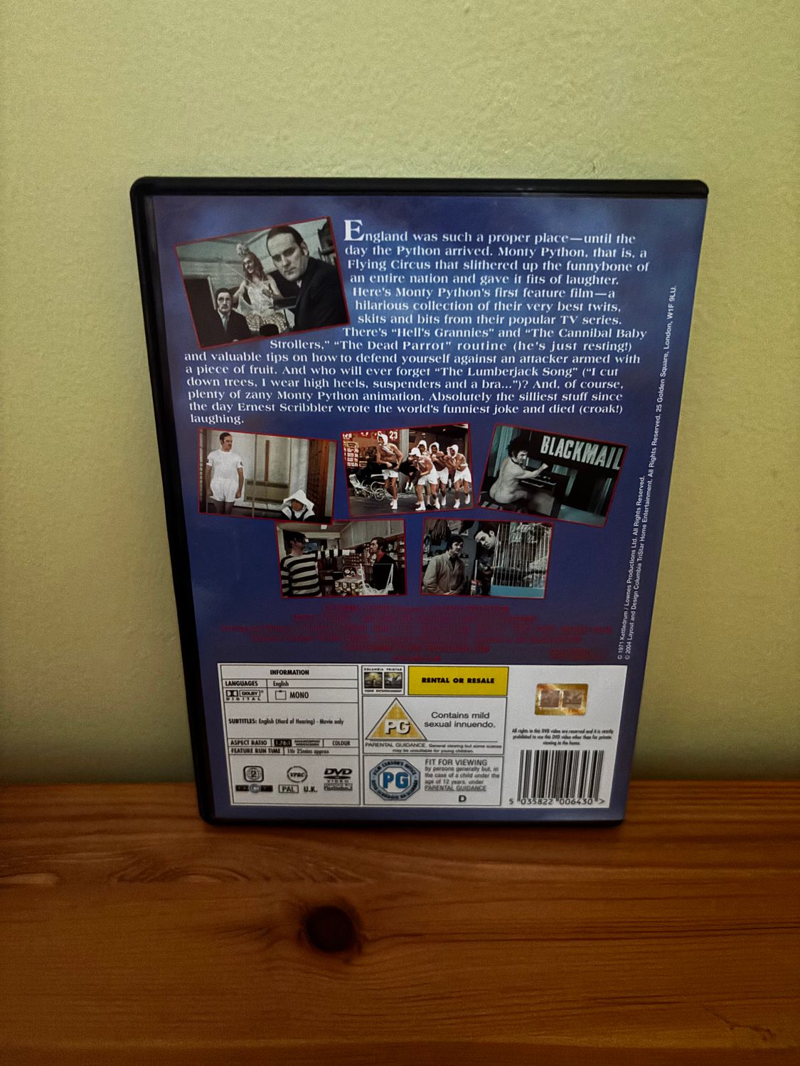 Monty Python - The Movies DVD (2004) John Cleese showcases classic comedy in this preloved 5-disc collection.