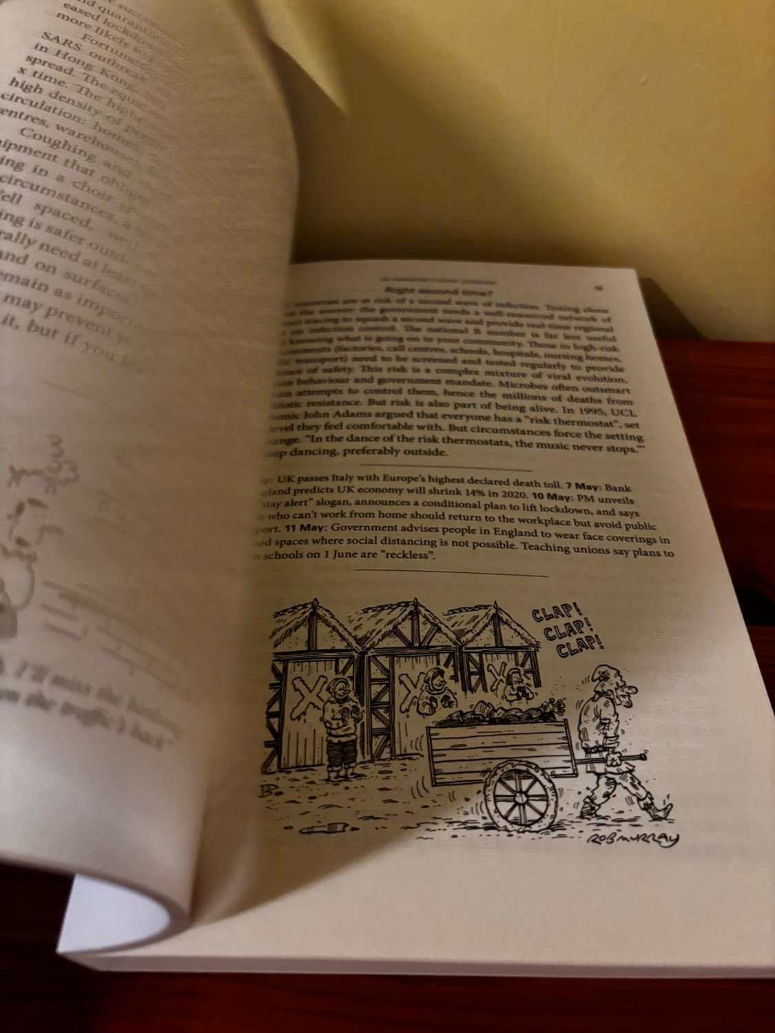 Dr. Hammond’s Covid Case Book from Private Eye features insightful columns and unique illustrations on the pandemic.