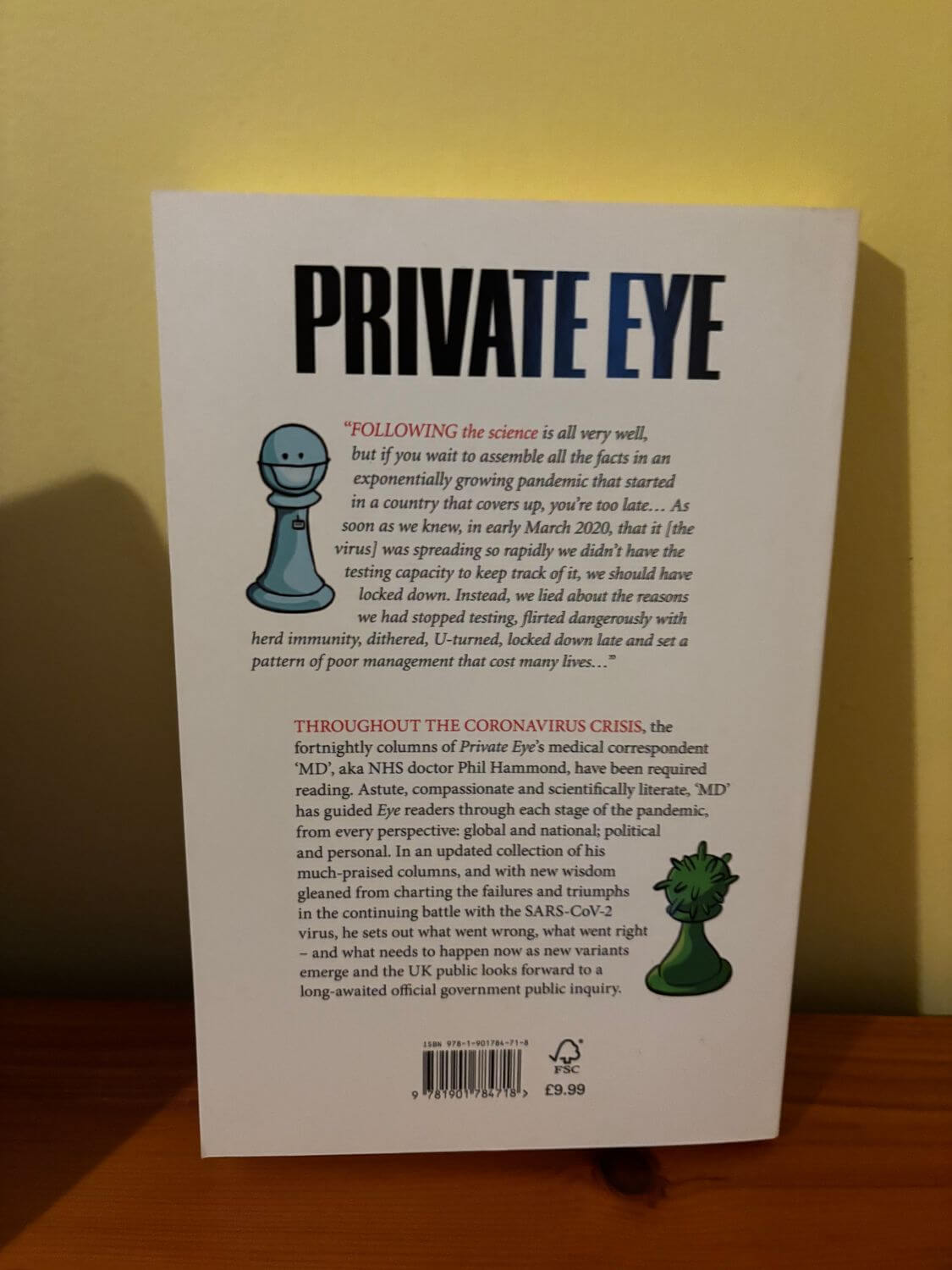 Dr Hammond's Covid Case Book from Private Eye explores pandemic insights through compelling columns by Phil Hammond.
