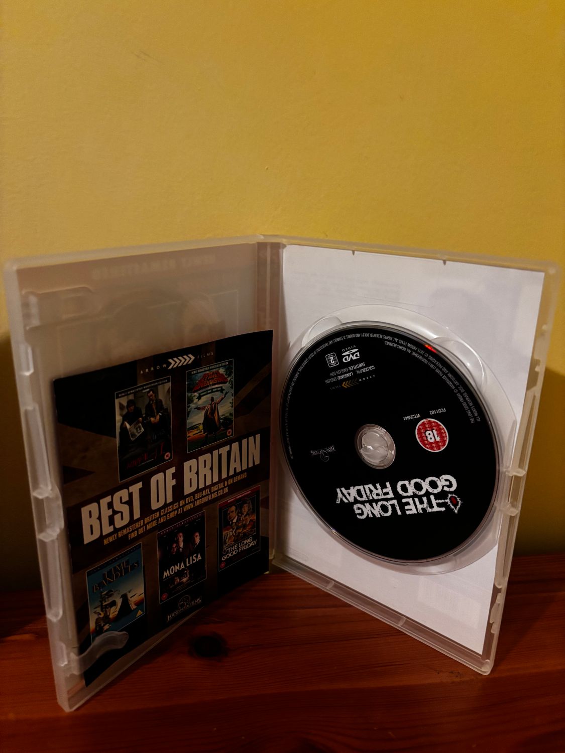 The Long Good Friday (DVD) Bob Hoskins showcases the classic thriller in a remastered edition, perfect for collectors.