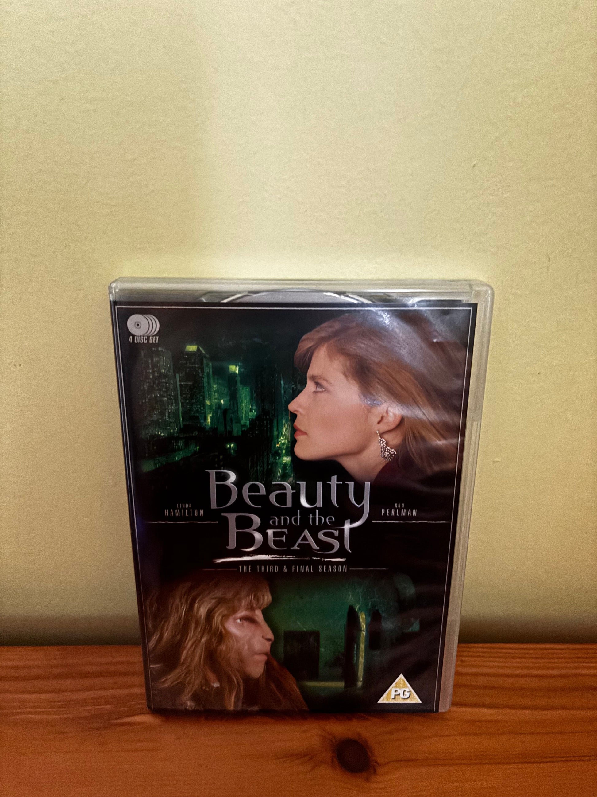 Beauty and the Beast Complete Series 1-3 DVD box set showcasing love and mystery in a captivating collection.