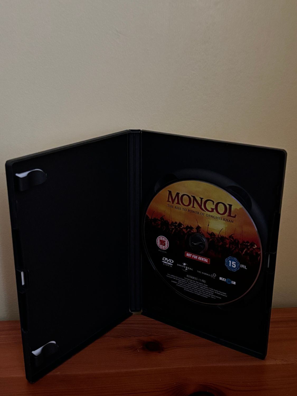 Mongol The Rise to Power of Genghis Khan DVD showcases gripping historical action and adventure for film enthusiasts.