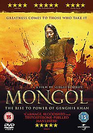 Mongol The Rise to Power of Genghis Khan DVD Historical Action Adventure Film showcases the legendary leader's ascent.