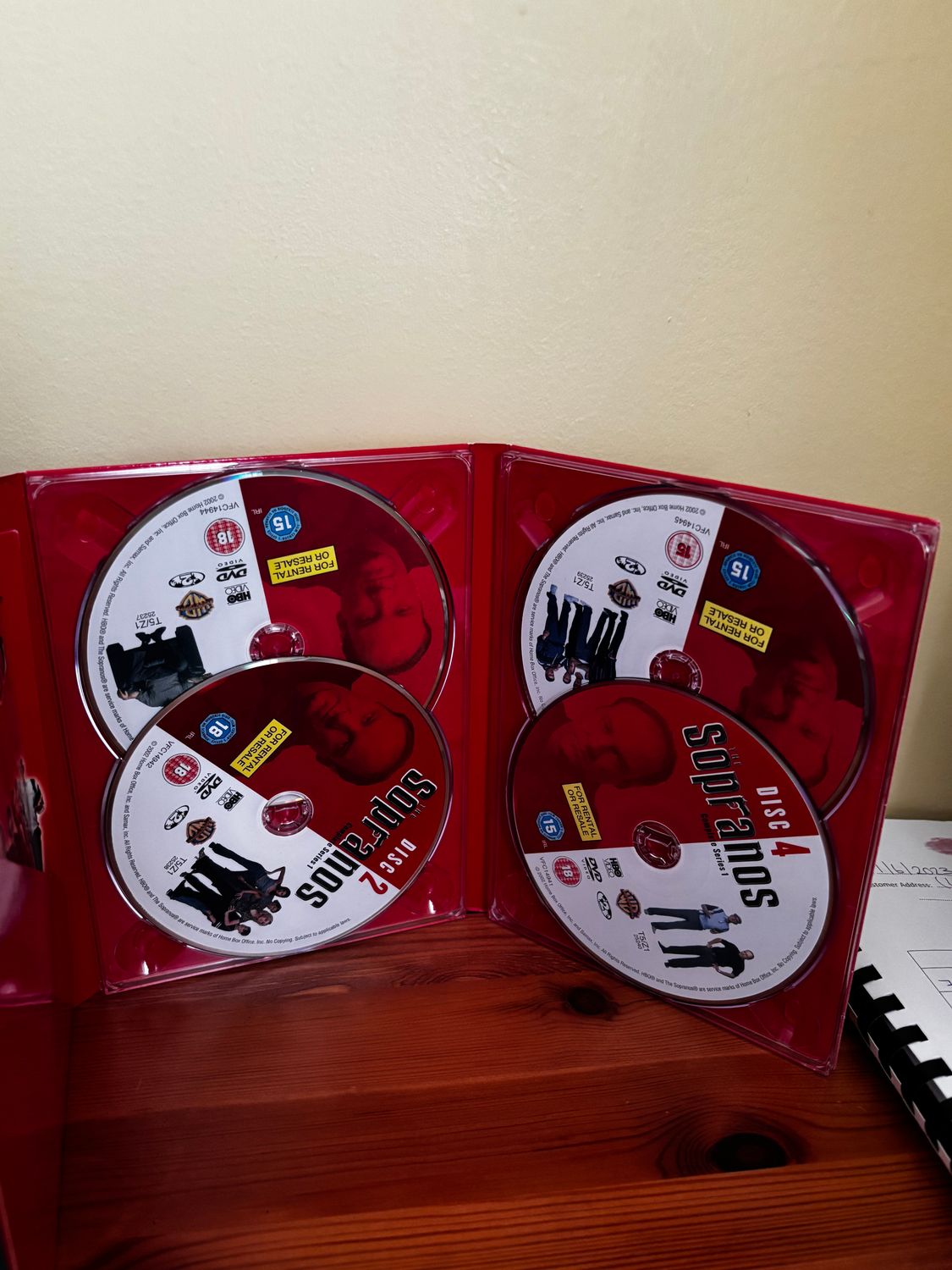 The Sopranos: Complete HBO Season 1 DVD Drama (2003) James Gandolfini showcases four captivating discs of mob life.