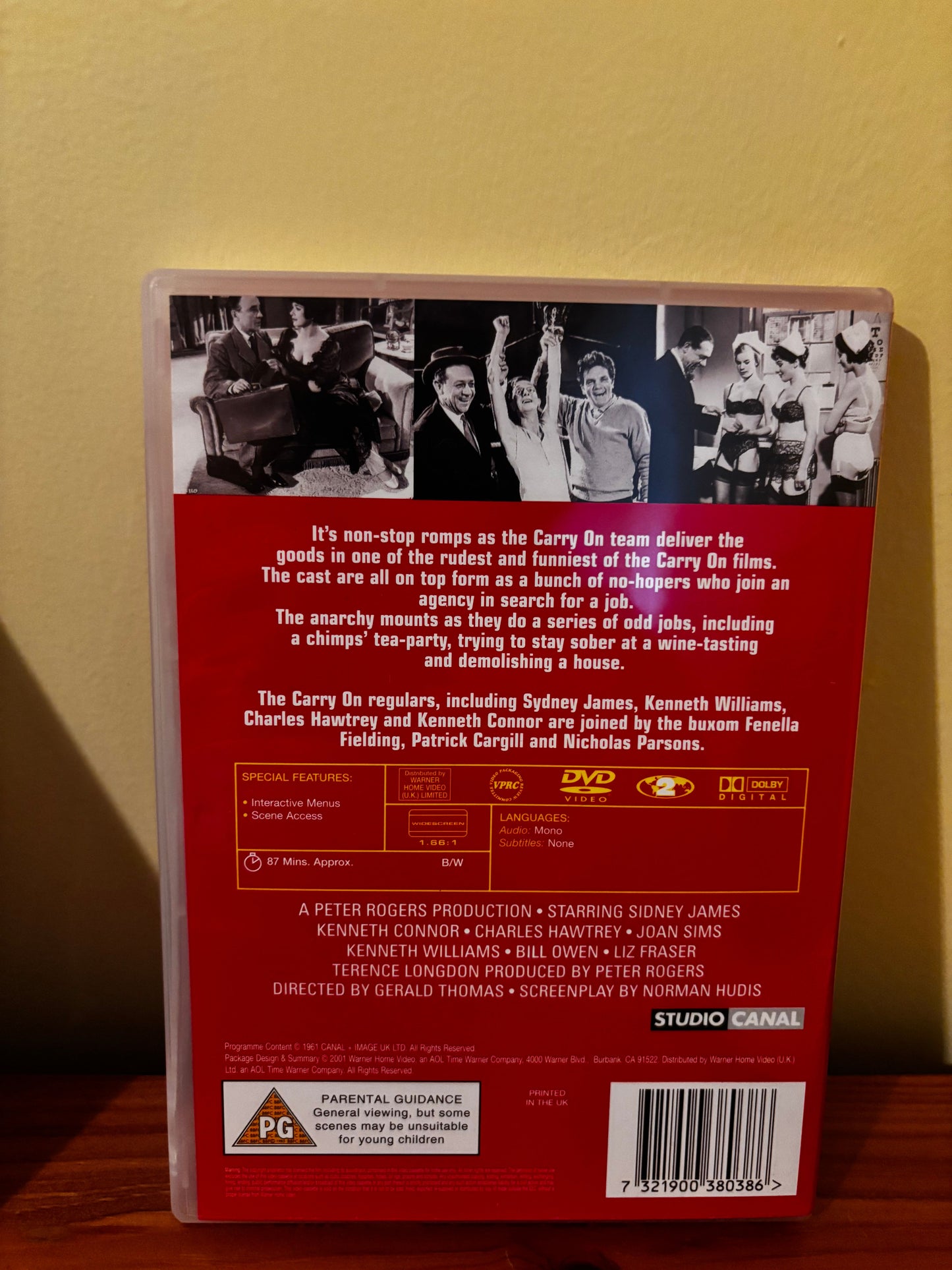 Carry On Films (Various) Please Choose From Dropdown showcases classic British comedy on DVD for endless laughs.