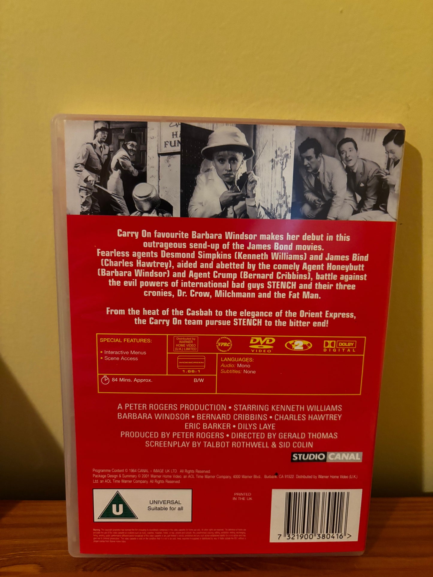 Carry On Films (Various) Please Choose From Dropdown showcases classic British comedy on DVD, perfect for laughter lovers.