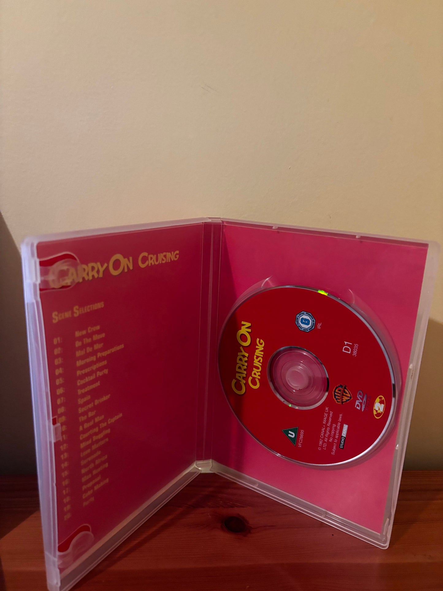 Carry On Films (Various) Please Choose From Dropdown, featuring the classic Carry On Cruising DVD in vibrant packaging.