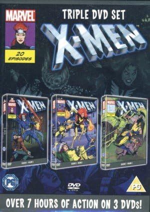 Marvel Xmen S2 Volume 2 Triple DVD set showcases 20 thrilling episodes for collectors, perfect for fans of the mutants.