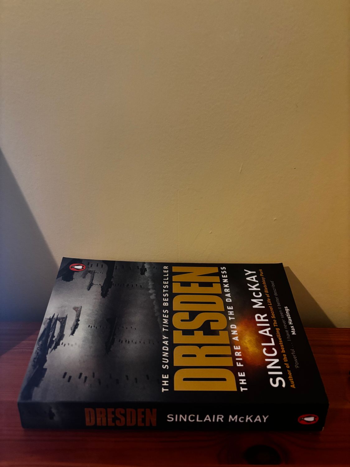 Dresden: The Fire and Darkness - Paperback edition by Sinclair McKay, exploring haunting war narratives. Available now.