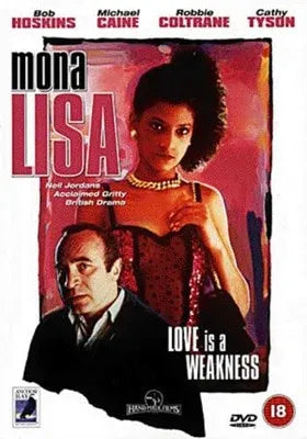 Mona Lisa (DVD) cover featuring Bob Hoskins, a classic British thriller of crime and passion. Perfect for collectors.