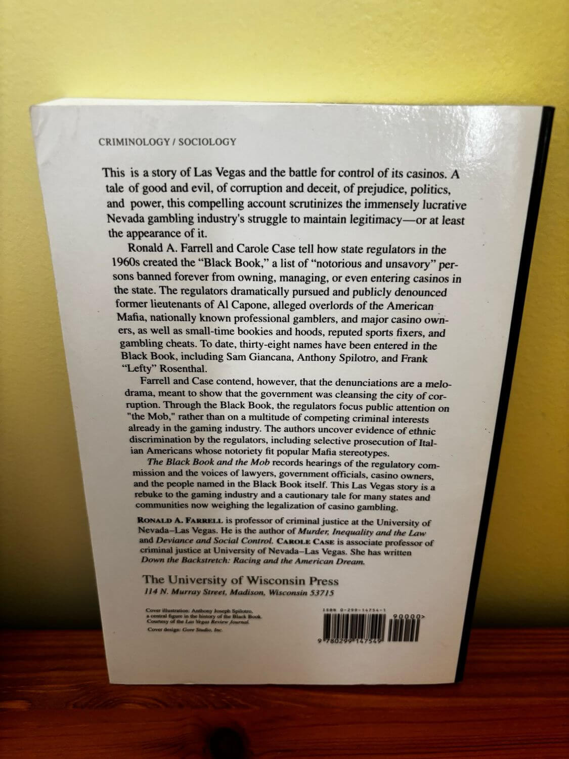 Explore organised crime with The Black Book and the Mob: The Untold Story of the Control of Nevada's Casinos.