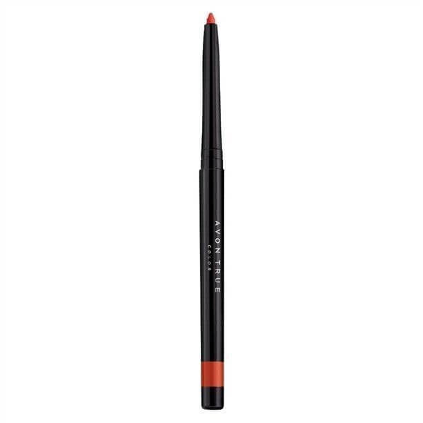 AVON True Colour GlimmerStick Lip Liner in "True Red" for bold, precise lip definition and vibrant colour.