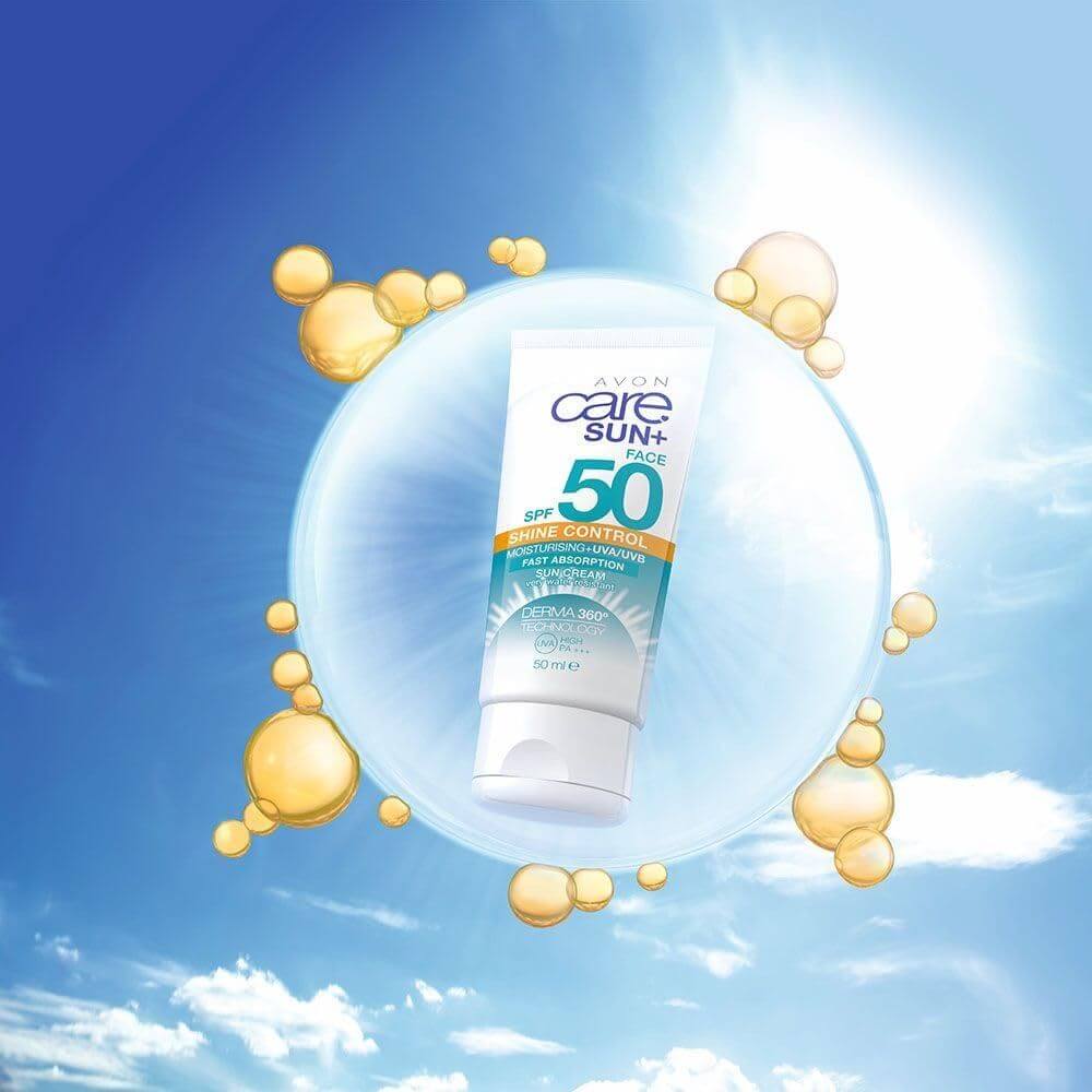 Avon Care Sun Shine Control SPF50 Facial Sun Cream 50ml