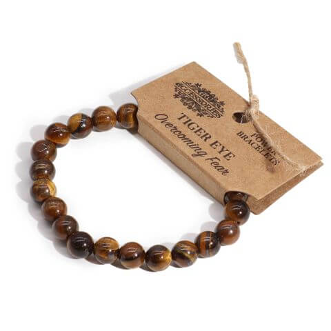 Beautiful Power Bracelet - Tiger Eye, enhances any outfit while promoting harmony and balance in style.