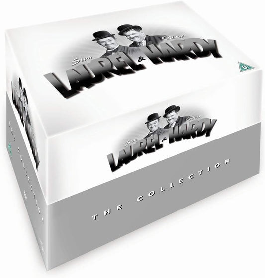 Laurel & Hardy - The Collection 21-disc DVD box set, featuring timeless comedy classics for fans of Laurel.