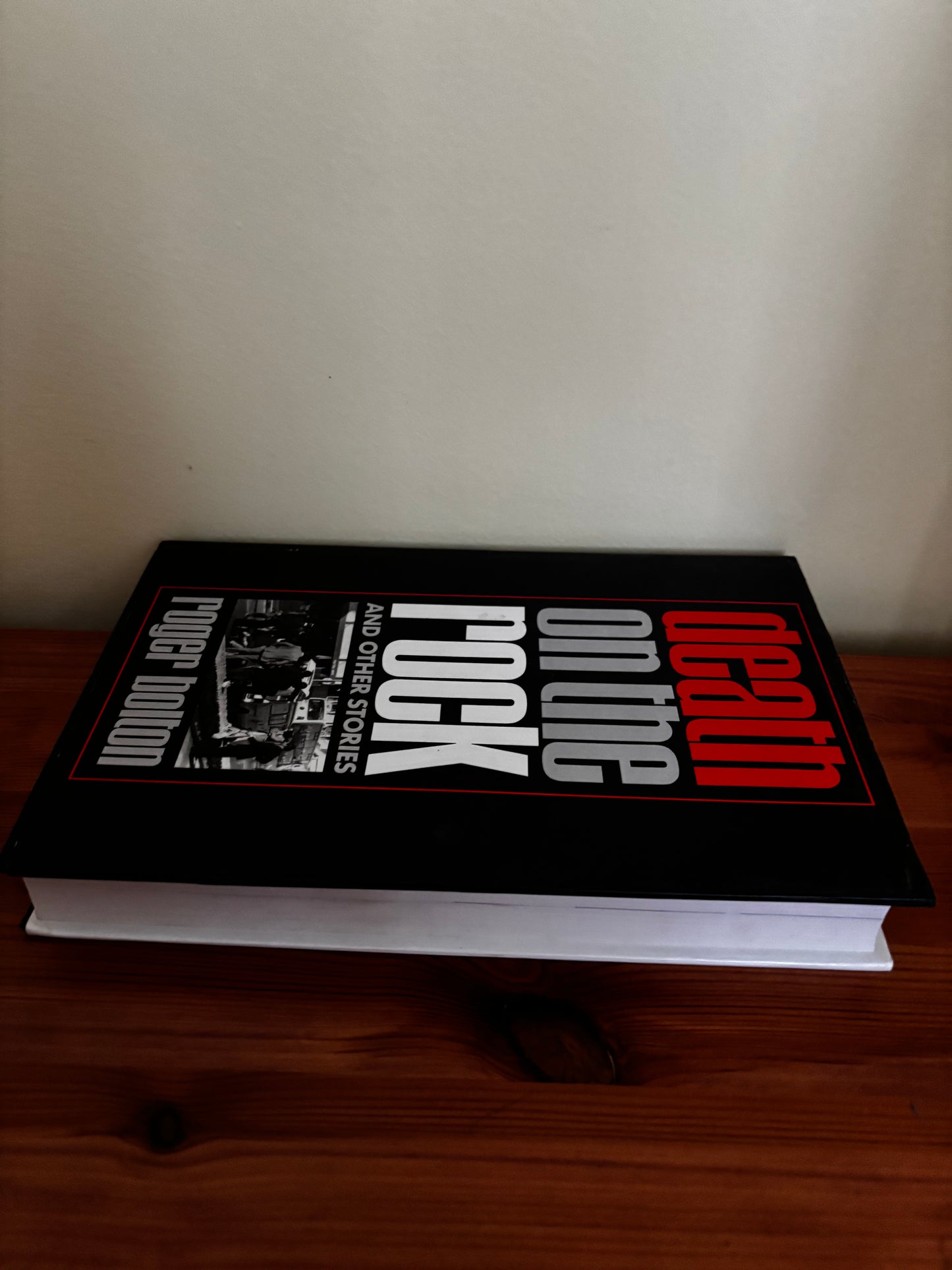 Hardcover edition of Death on the Rock : And Other Stories Hardcover – 1 Mar. 1990, detailing the Gibraltar incident.