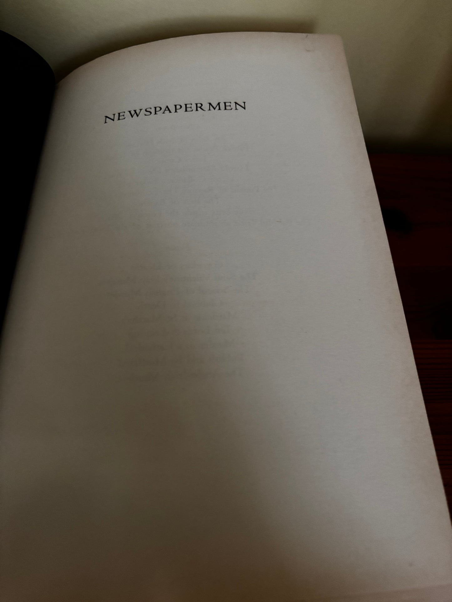 The title page of "Newspapermen: Hugh Cudlipp, Cecil Harmsworth King and the Glory," showcasing their epic rivalry.