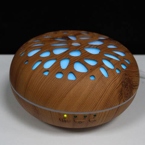 Oslo Atomiser - Pebble - USB - Colour Change - Timer creates a fragrant mist with LED lights, perfect for any space.