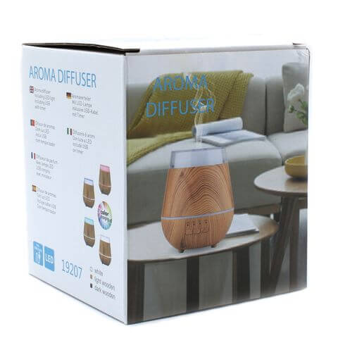 Helsinki Atomiser - USB - Colour Change - Timer in a stylish box, perfect for creating a fragrant atmosphere at home.