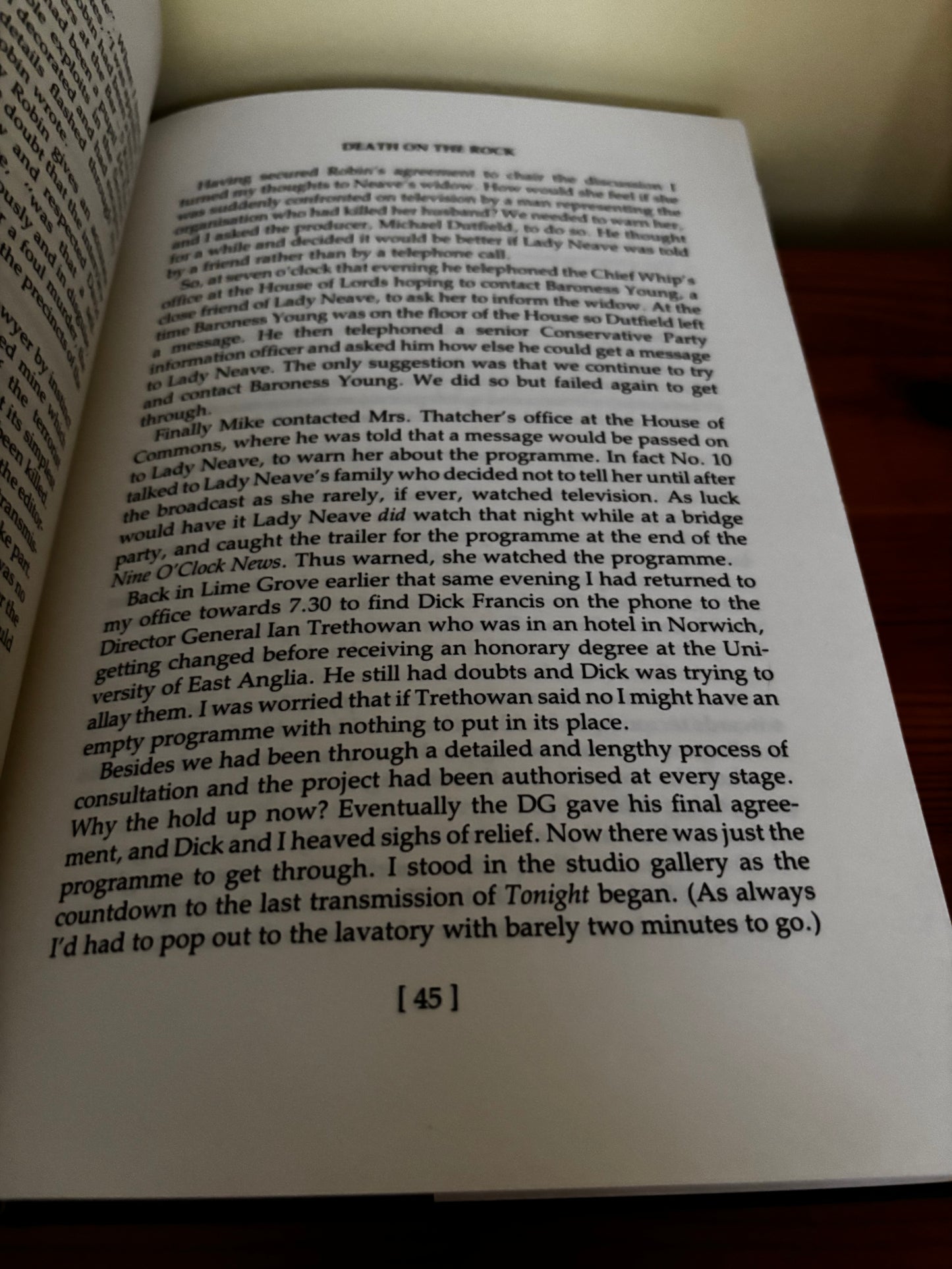 Detailed text from "Death on the Rock: And Other Stories Hardcover – 1 Mar. 1990" explores the IRA killings in Gibraltar.
