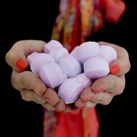 Delight in the 1.3Kg Box of Chill Pills (Mini Bath Bombs) - Black Cherry, perfect for gifts and celebrations.