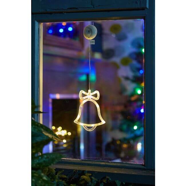 Christmas LED Window Light Star or Bell
