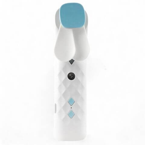 White Nano Mist Face Fan & Spray