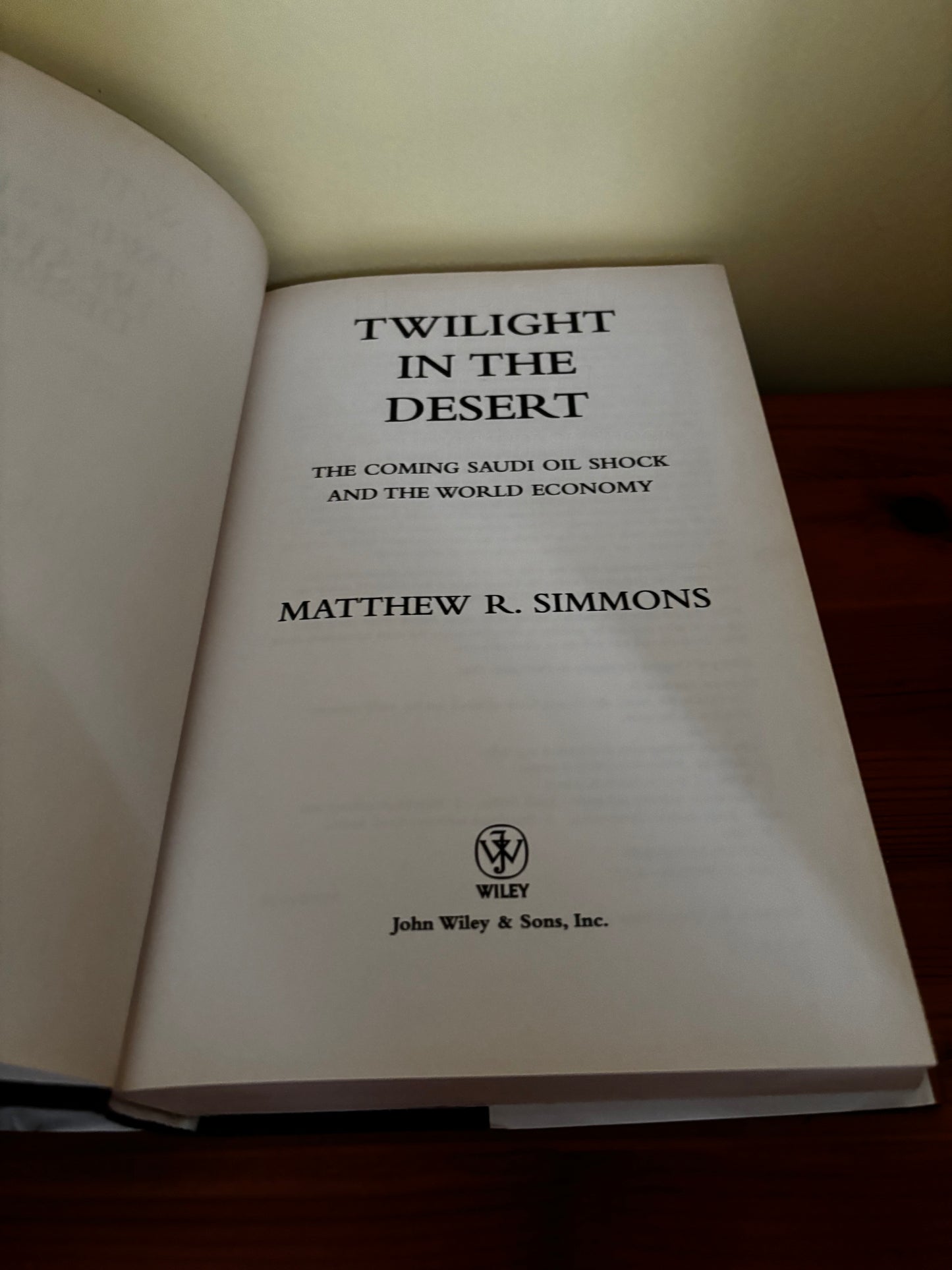 Twilight in the Desert: The Coming Saudi Oil Shock Hardcover reveals critical insights into global oil dynamics.