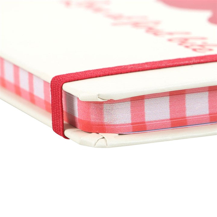 Charming My Recipes A5 Notebook with Pen, perfect for organising favourite recipes and jotting down kitchen creations.