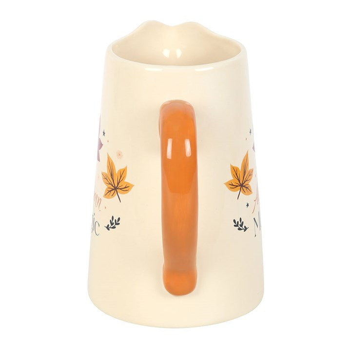 Autumn Magic Ceramic Flower Jug featuring a charming design, perfect for seasonal décor and floral arrangements.