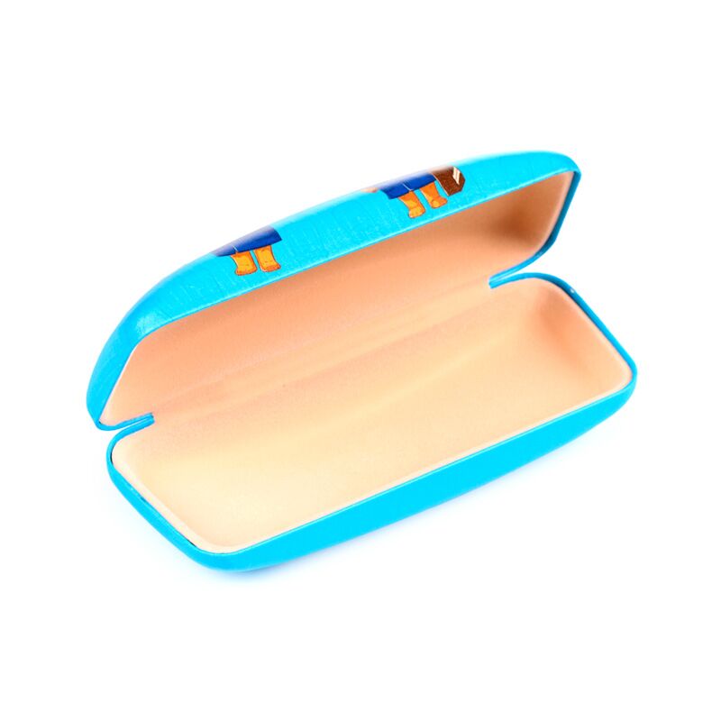 Blue Paddington Bear glasses/sunglasses holder case for stylish eyewear storage