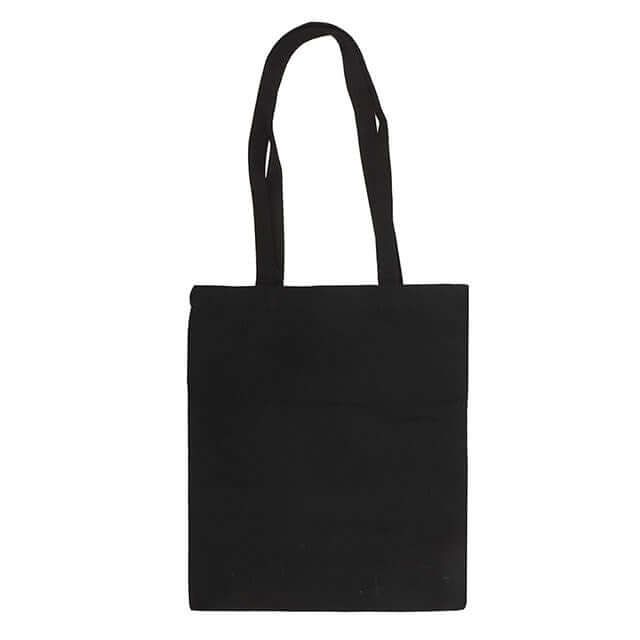 Girls Will Be Girls Witchy Polycotton Tote Bag in black with double handles