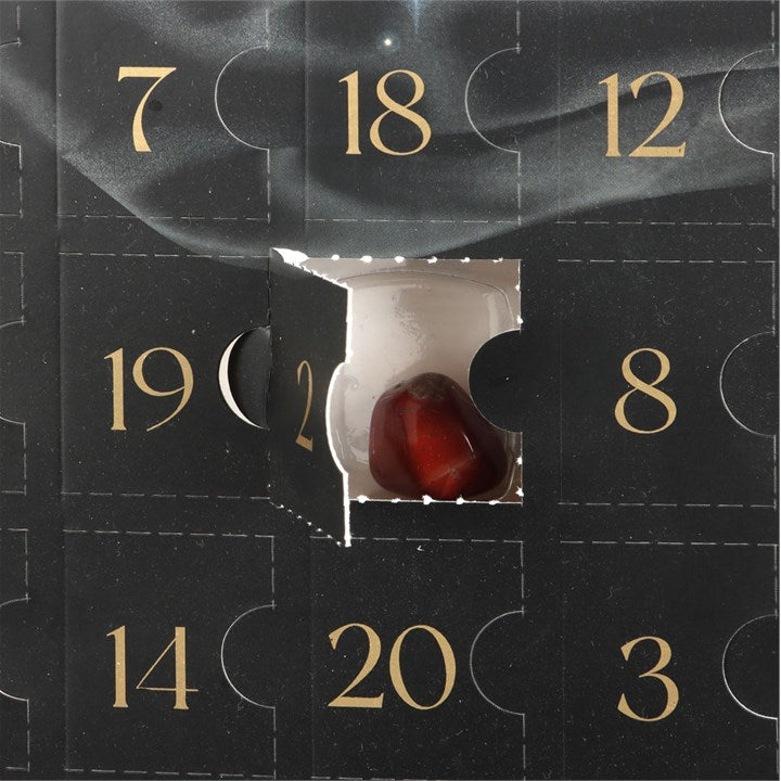 Discover the 24-Day Crystal Advent Calendar with a hidden gemstone, perfect for Christmas gifting and spiritual wellbeing.