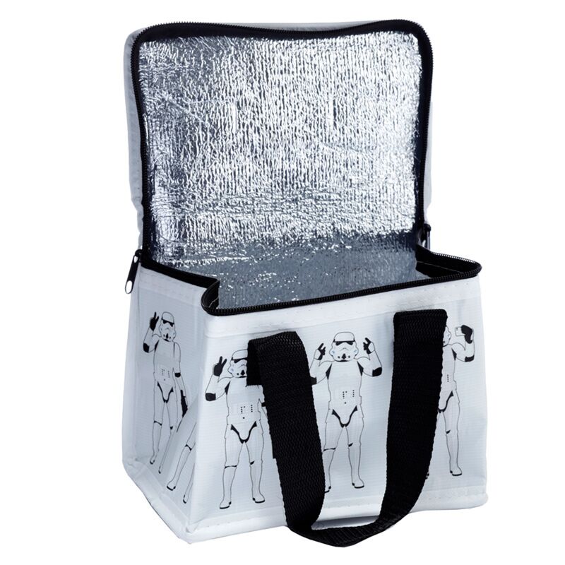 Original Stormtrooper White RPET Cool Bag with insulated lining and black carry handles.