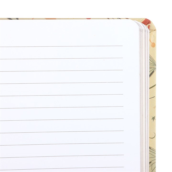 Whimsical Fairy Folklore Print A5 Notebook with 200 lined pages, perfect for creative journaling and everyday notes.